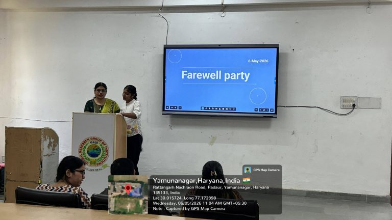 GRIMT Organizes Memorable Farewell Party for Outgoing Students