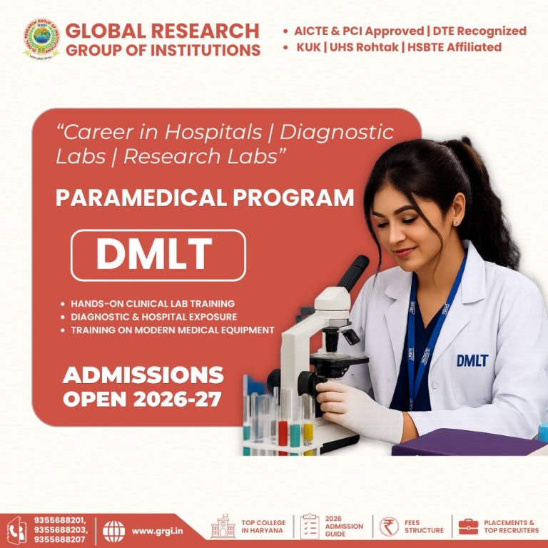 Start Your Career in Medical Laboratory Technology with DMLT at GRIMT