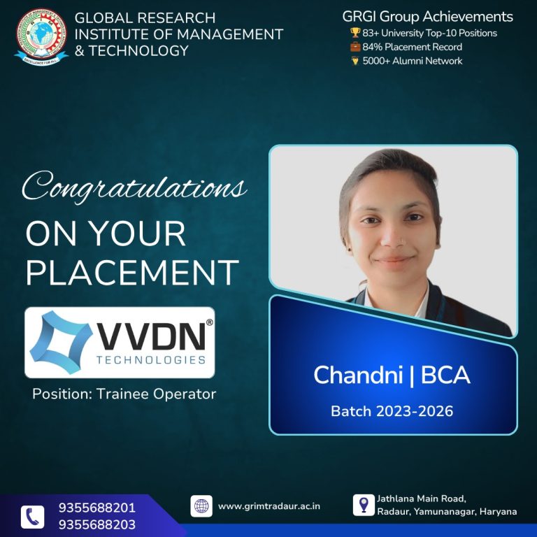GRIMT Placement Achievement
