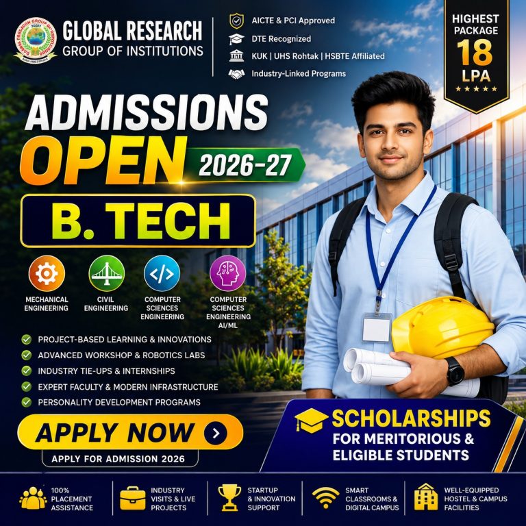 AI ML Engineering College Haryana – Shape Your Future with GRIMT