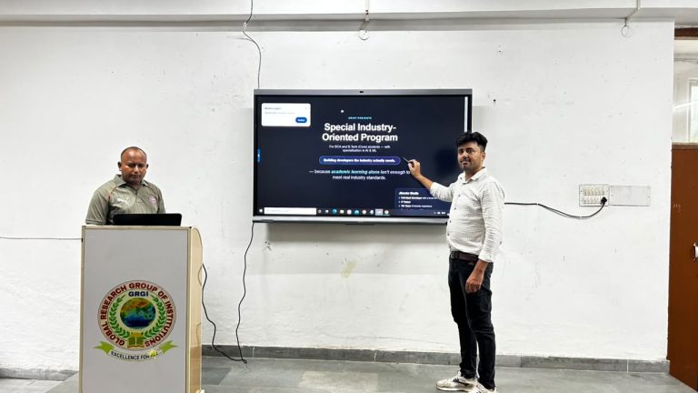 Industry-Oriented Training Program | Bridging the Gap Between Classroom Learning & Industry at GRGI