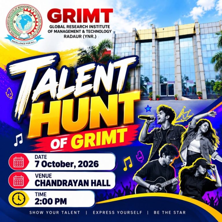 Talent Hunt of GRIMT 2026 – Showcase Your Talent at GRIMT Radaur